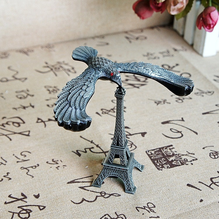 Retro Eagle Tower Balance Figurines - Image 0