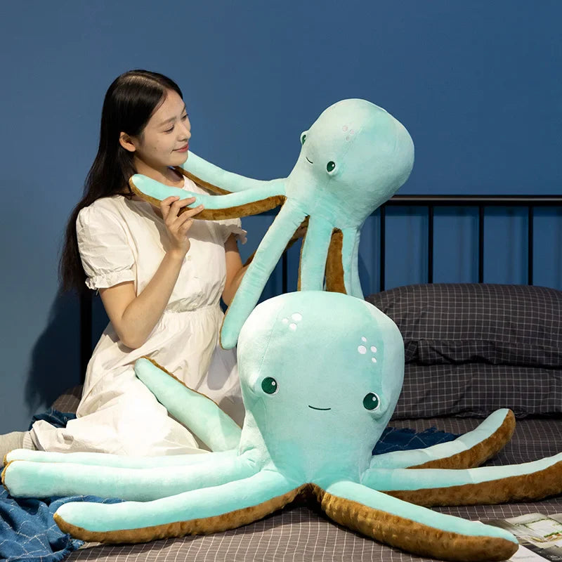 Long Tentacles Happy Octopus Plush Toy - Image 3