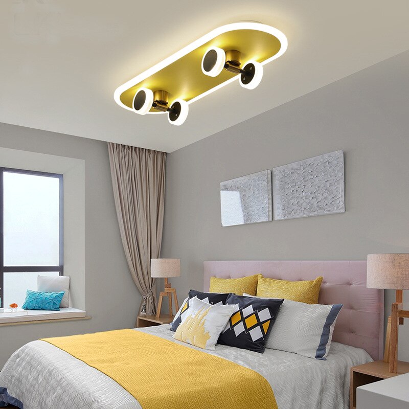 Creative Skateboard Nordic LED Ceiling Light - Image 3