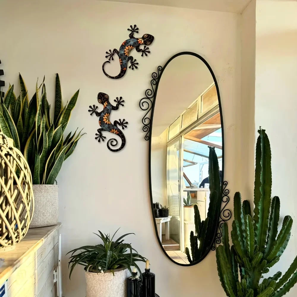 Artistic Mosaic Gecko Wall Decor - Image 4