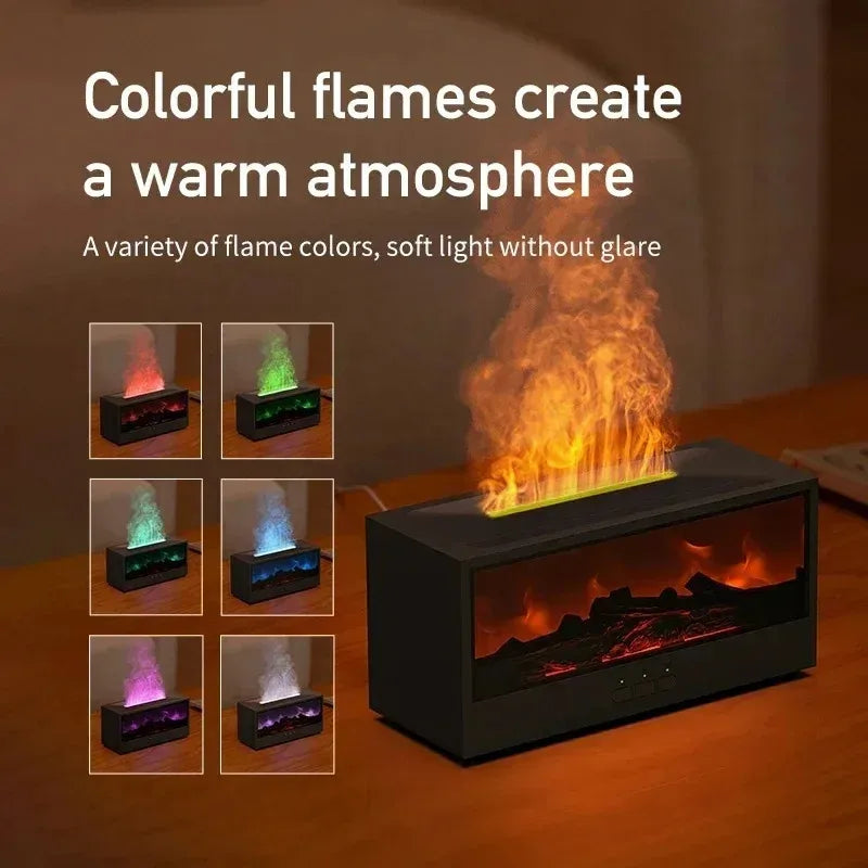 Fireplace Flame Mist Humidifier - Image 1