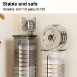 Transparent Multifunctional Wall-Mounted Sock Organizer