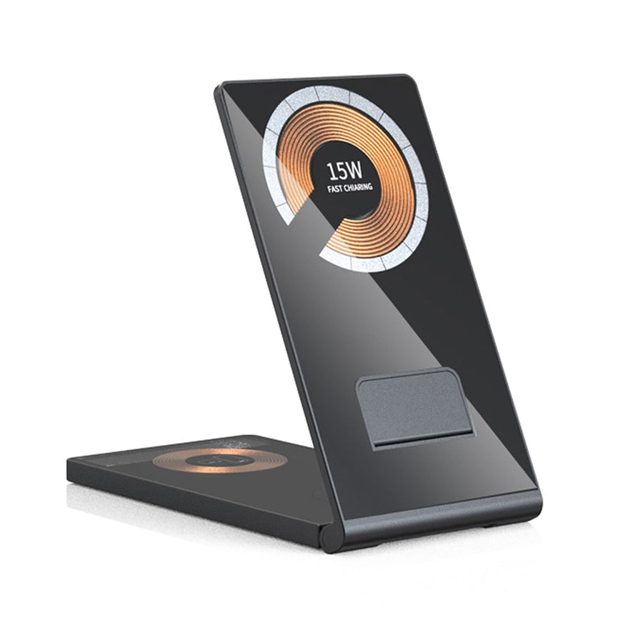 Clear Beam Foldable Magnetic Wireless Charger Stand - Image 8