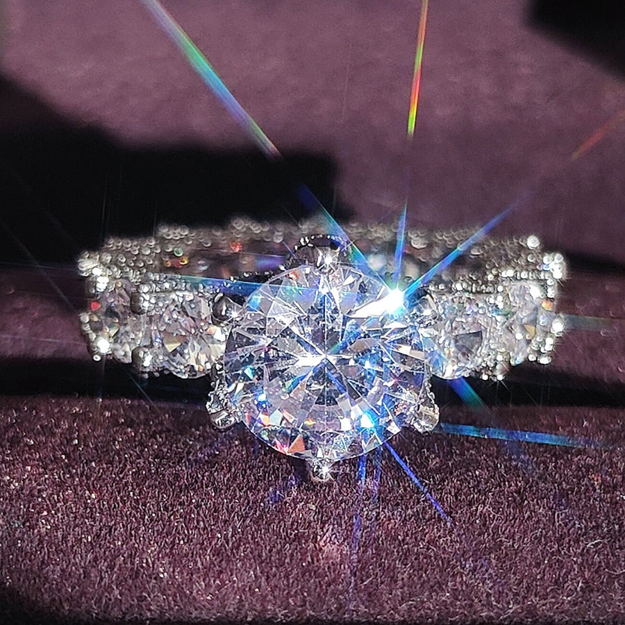 Timeless Gift Gem Shiny Silver Ring - Image 2