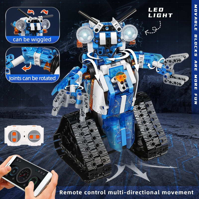 Intelligent Building Block RC Toy Robot