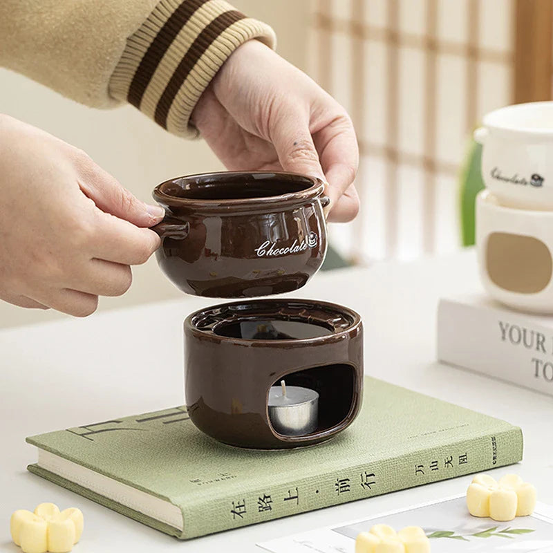 Warm Dip Chocolate Cheese Fondue Pot - Image 4