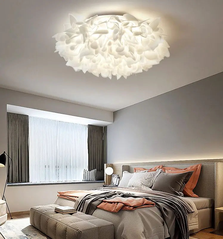 White Flower LED Multi-Mode Dimming Home Ceiling Lamp - Image 4