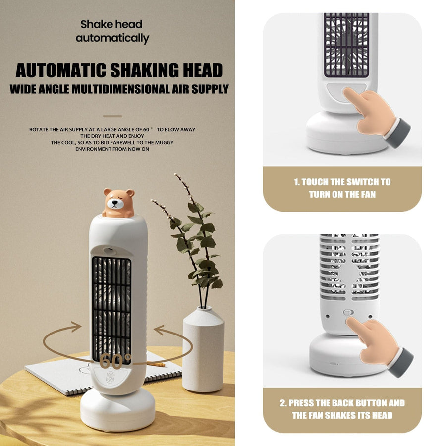 Mini Bear Air Cooler Humidifier Fan - Image 5