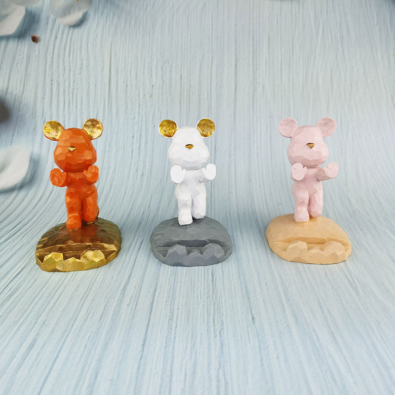 Mini Karate Bear Phone Stand - Image 3