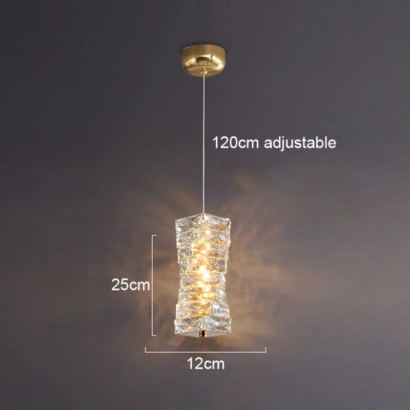 Icefall Crystal American Wall Lamp - Image 7