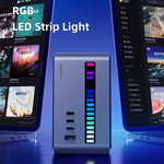 RGB LED Rhythm USB Docking Station