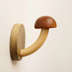 Mystic Mushroom Wooden Wall Clothes Hanger