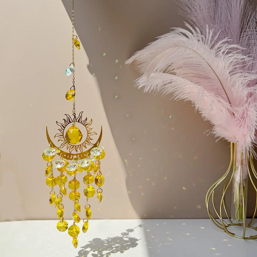 Radiant Moonlit Quartz Prism Suncatcher - Image 7