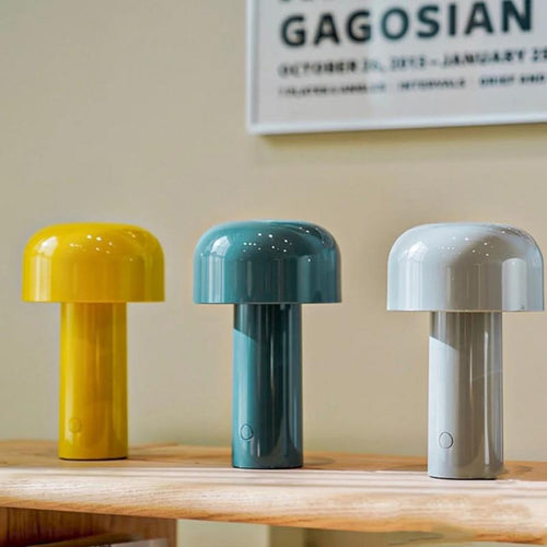 Italian Style Rechargeable Mushroom Table Lamp - Image 0