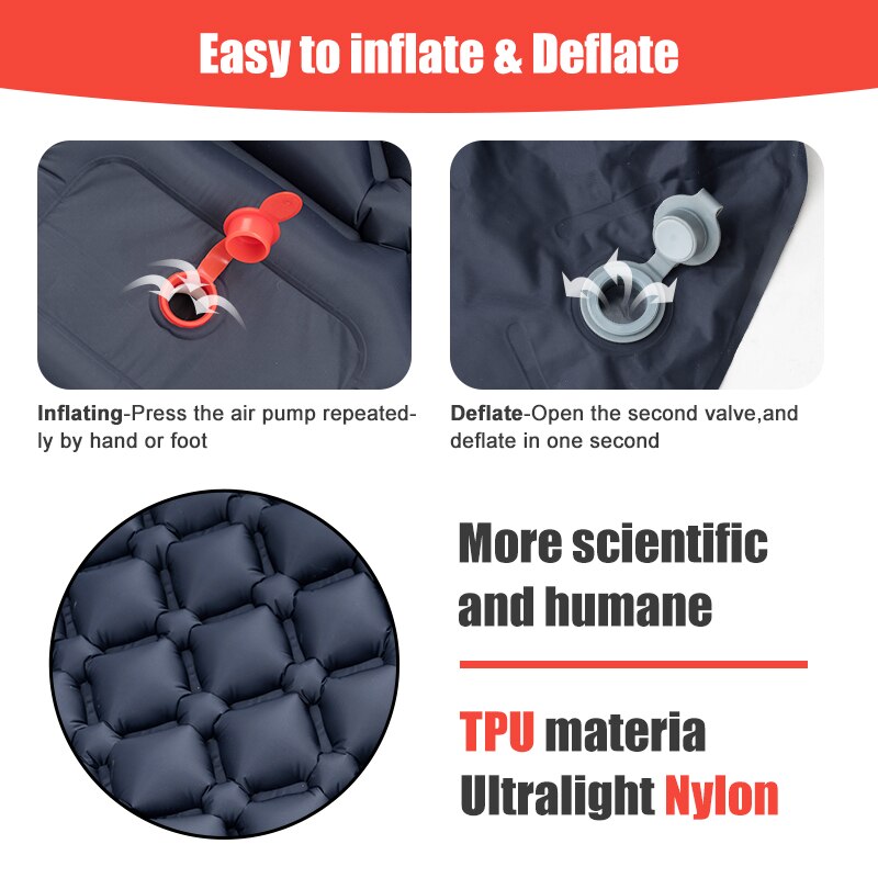 Ultra-Light Outdoor Inflatable Camping Mattress