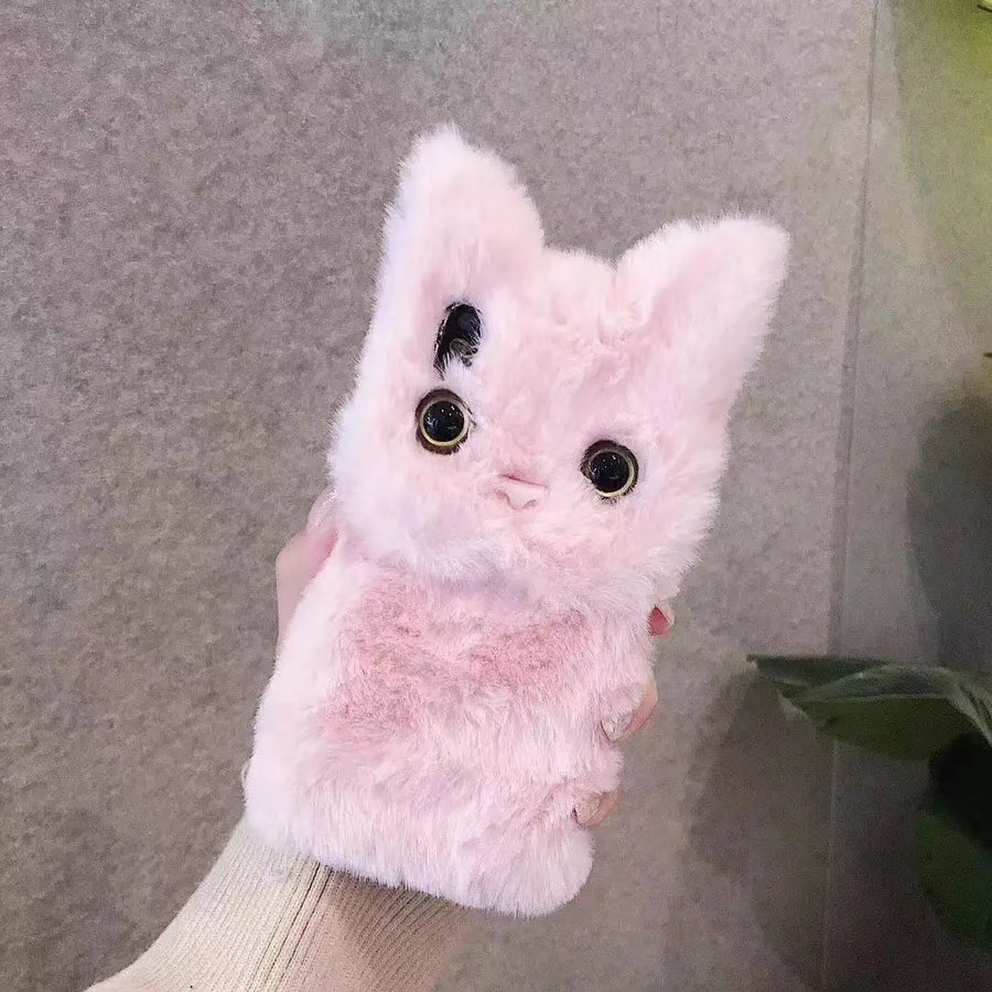 Fluffy Cat Warm Plush Fluffy iPhone Case - Image 4