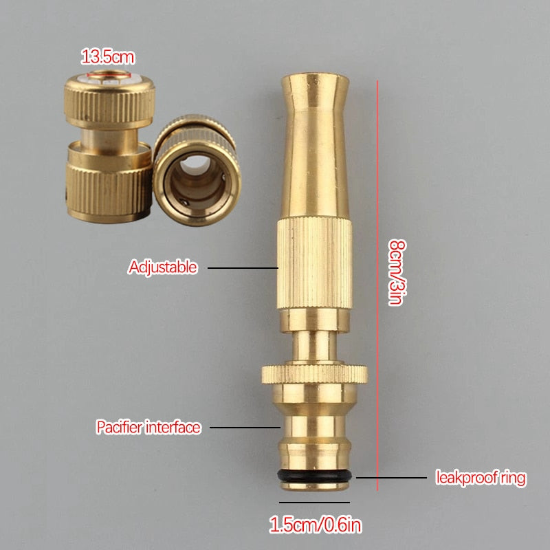 High Pressure Adjustable Hose Nozzle Water Gun - Image 4