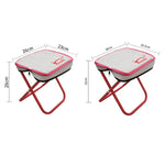 Space-Saving Lightweight Stainless Steel FoldableStool