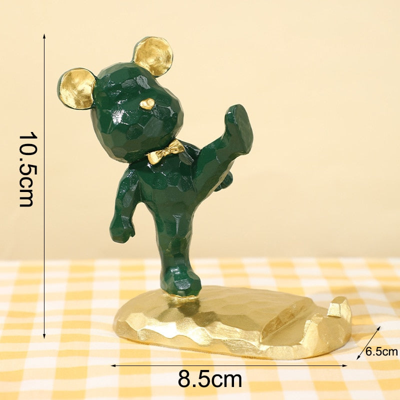 Mini Karate Bear Phone Stand - Image 9
