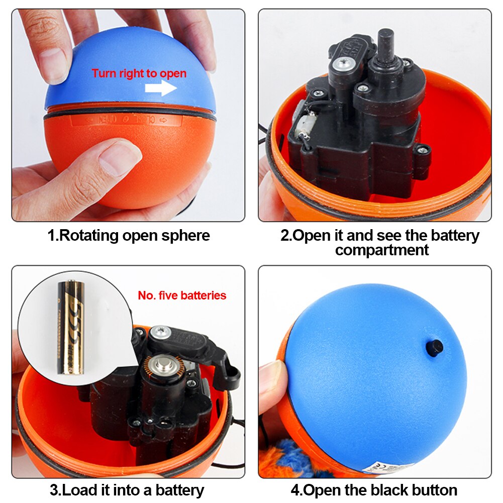 Game Master Automatic Running Cat Ball Toy