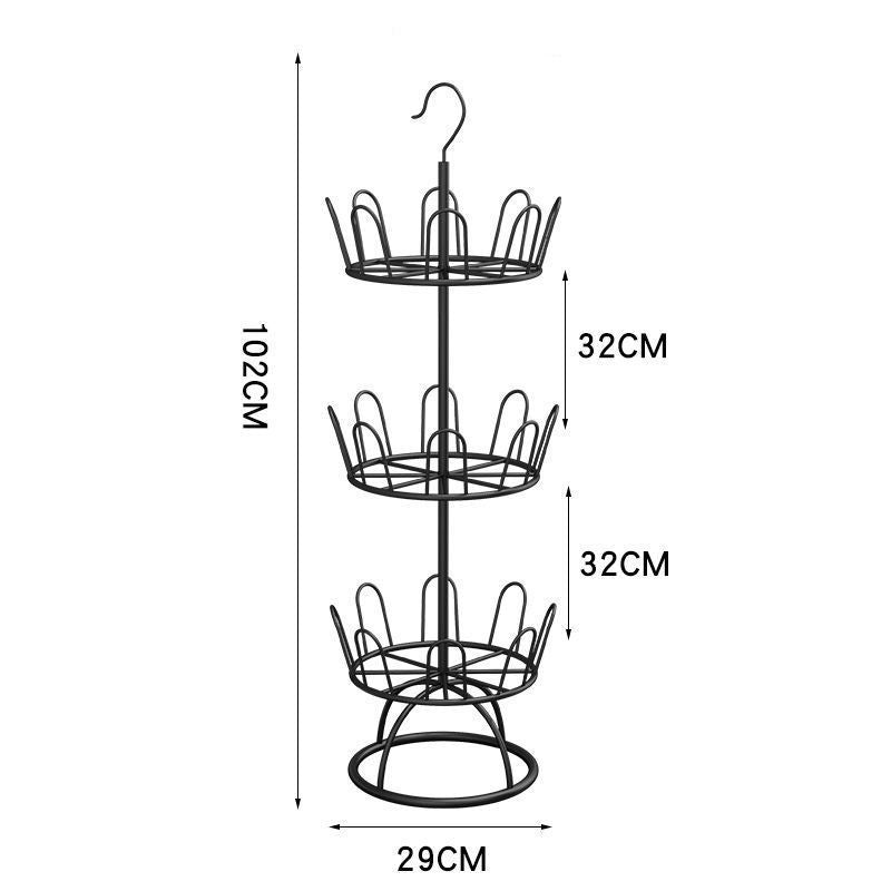 Circular Space Saving Shoe Rack Organizer - Image 4
