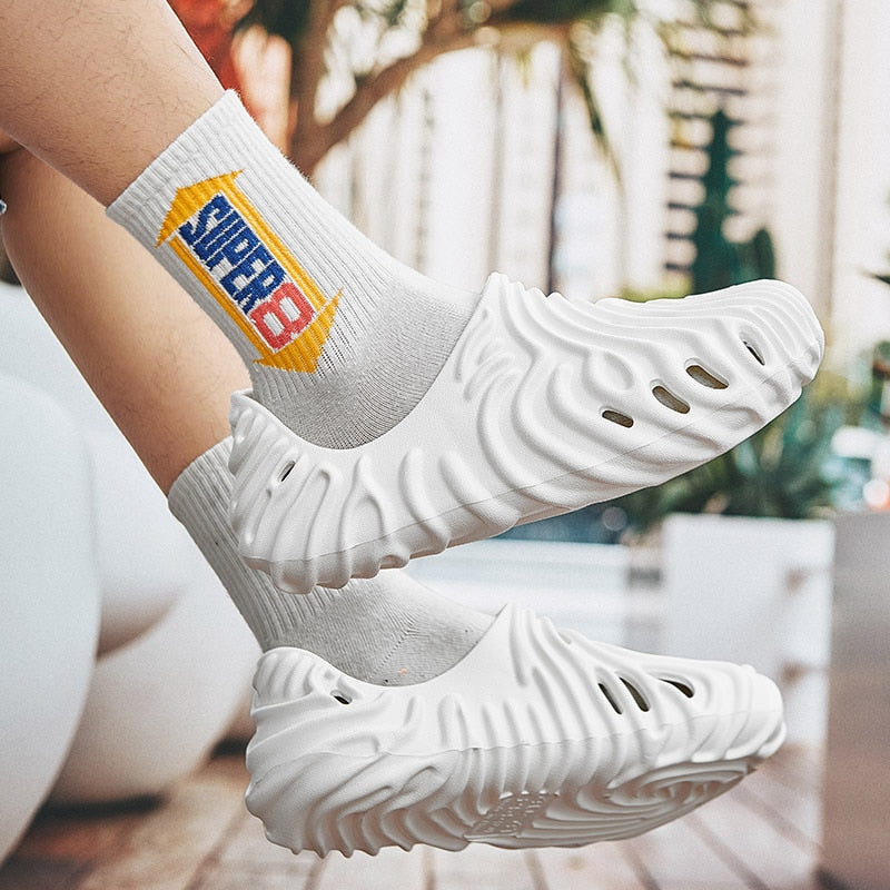 Wavy Comfy Breathable Beach Slippers - Image 4