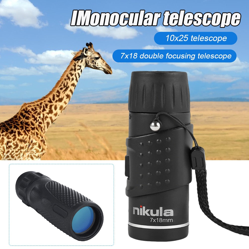 Camping Mini Coated Monocular Telescope