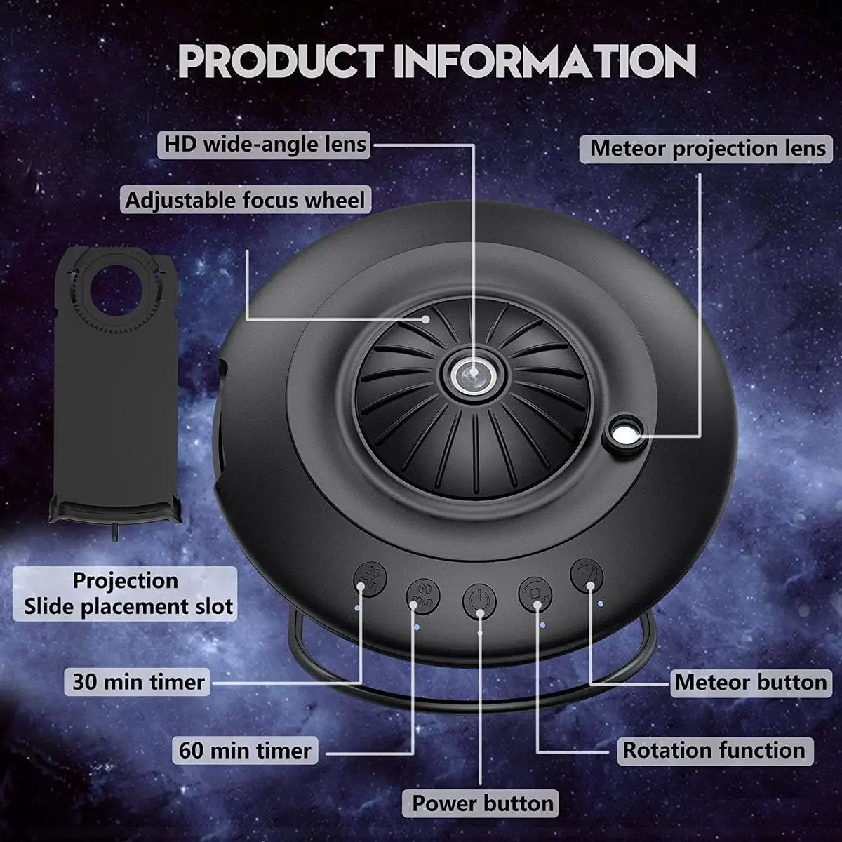 Star Explorer UFO LED Galaxy Projector