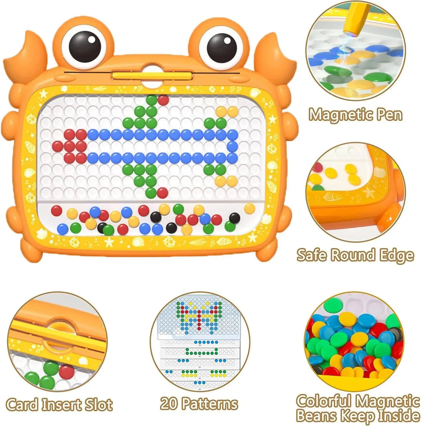 Learning Crab DIY Mosaic Puzzle Board - Image 4