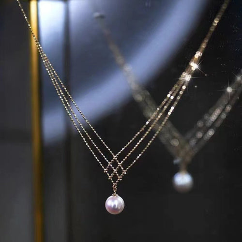 Bohemian Drop Stylish Pearl Necklace - Image 0