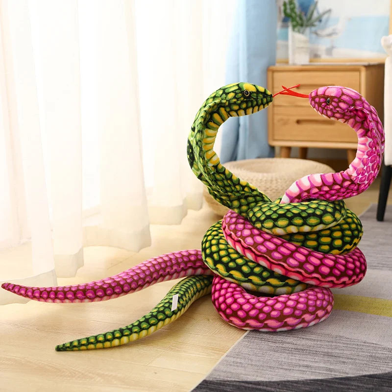 Colorful Cobra Plush Toy