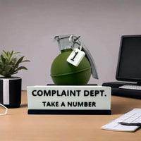 Passive-Aggressive Office Energy Desk Sign - Image 0