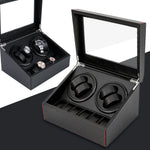 Carbon Fiber Dual Motor Automatic Watch Storage Case