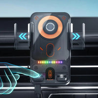 Smart Auto-Clamp Wireless Charger Car Phone Holder - Image 1