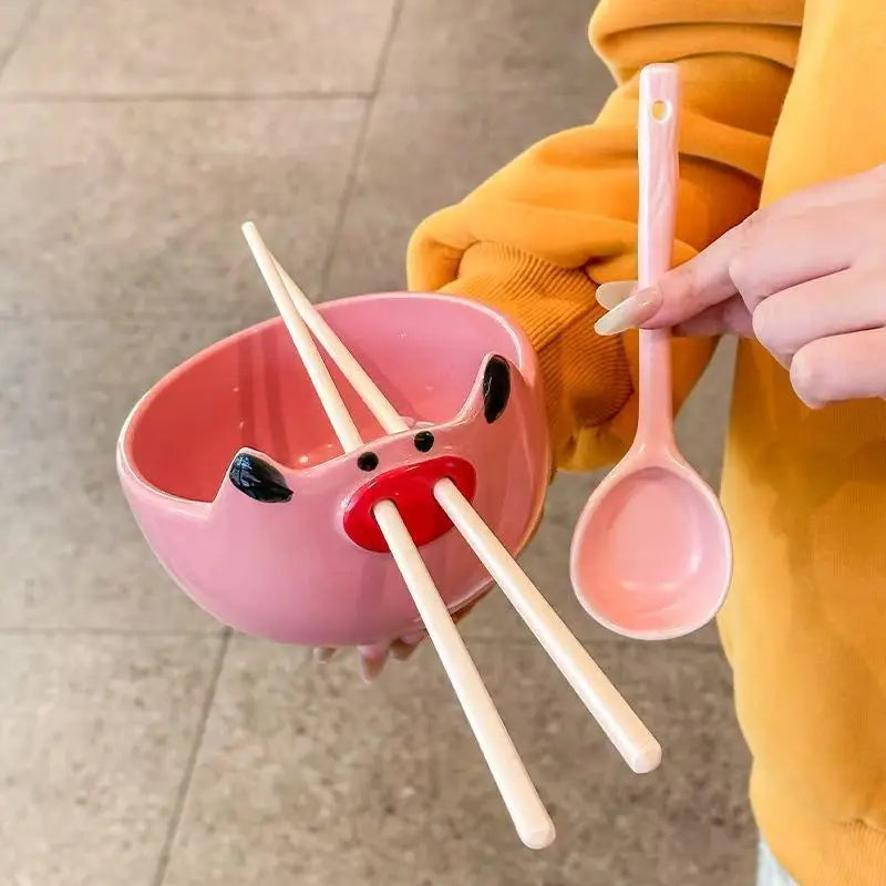Happy Snout Ceramic Bowl Set - Image 0