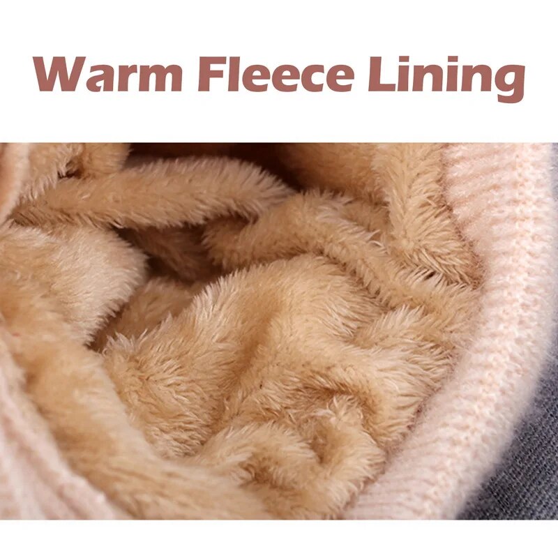 Winter Protection Plush Hat Scarf - Image 4
