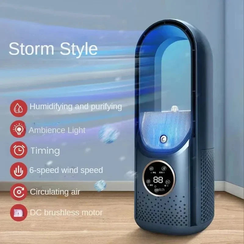 Bladeless Fan Portable Mini Air Conditioner - Image 1