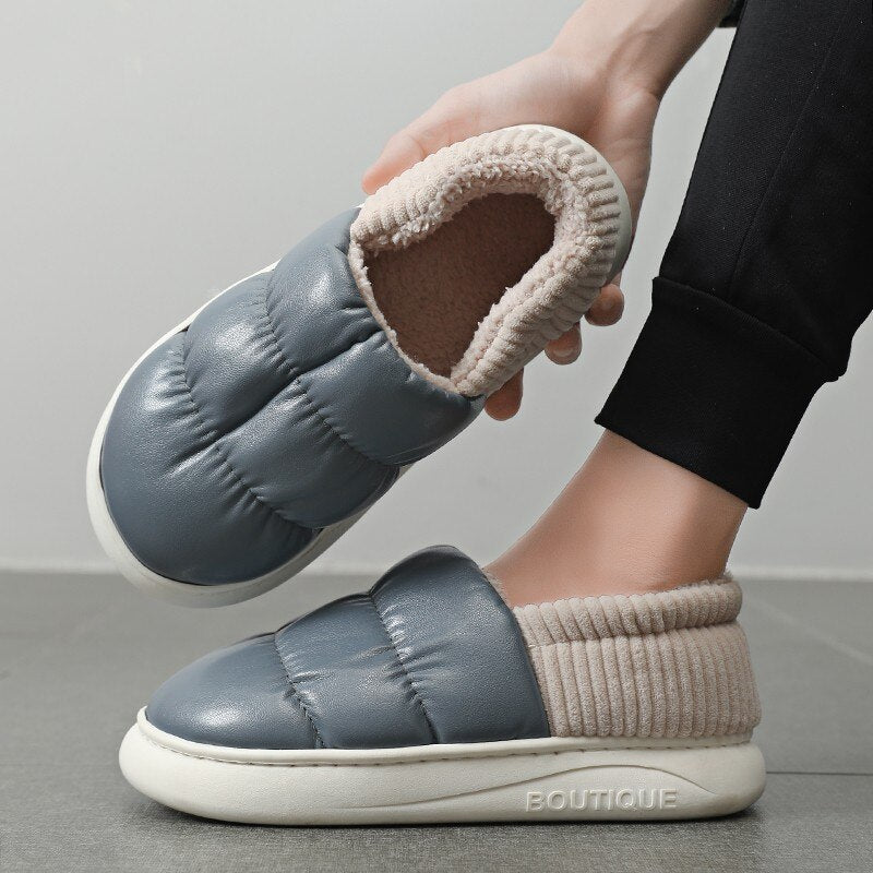 Winter Time Home Plush Slippers - Image 4