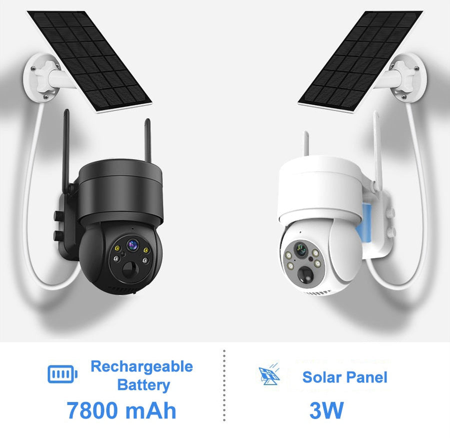 Outdoor WiFi Solar-Powered Security IP Camera - Image 4