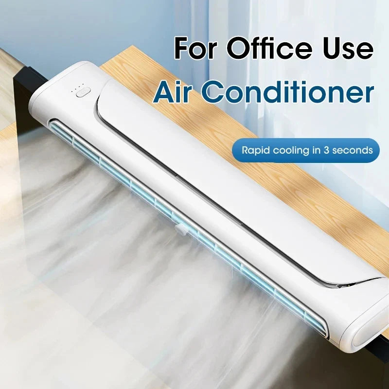 USB Rechargeable Portable Desk & Monitor Clip-On Air Conditioner