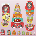 Educational Colorful Kids Matryoshka Dolls