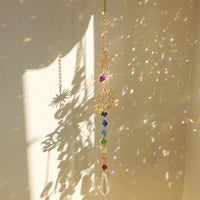 Lotus Crystal Sun Catcher Rainbow Prism - Image 1