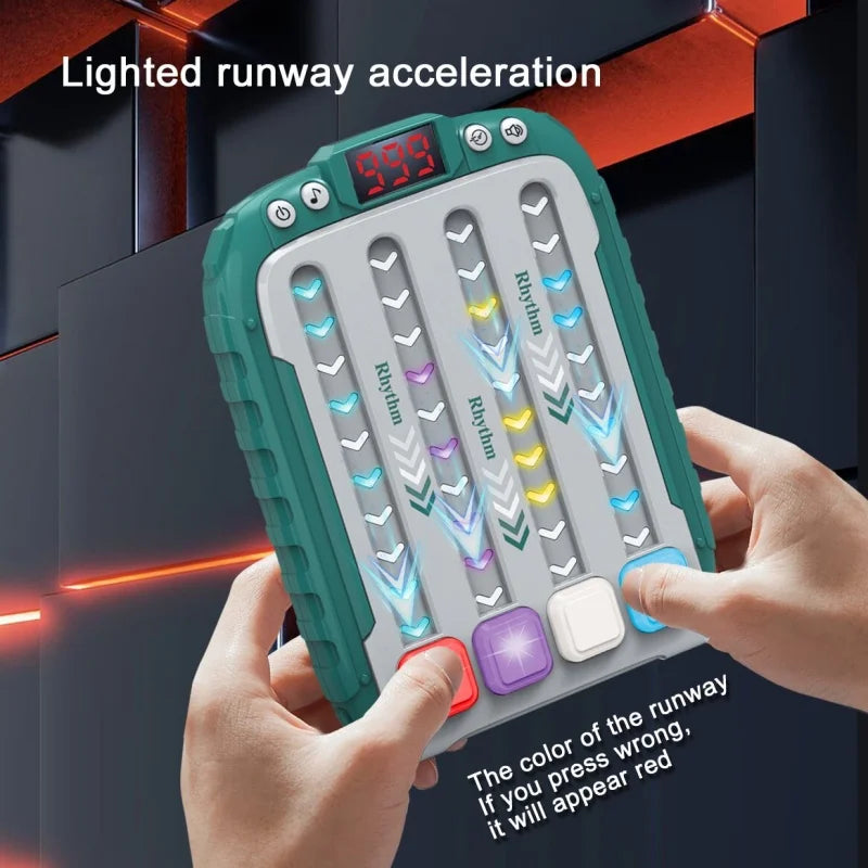 Music LED Rhythm Sound Reaction Handheld Puzzle Toy - Image 3