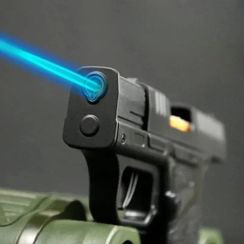 Tactical Gun Shape Jet Flame Hidden Storage Lighter - Image 4
