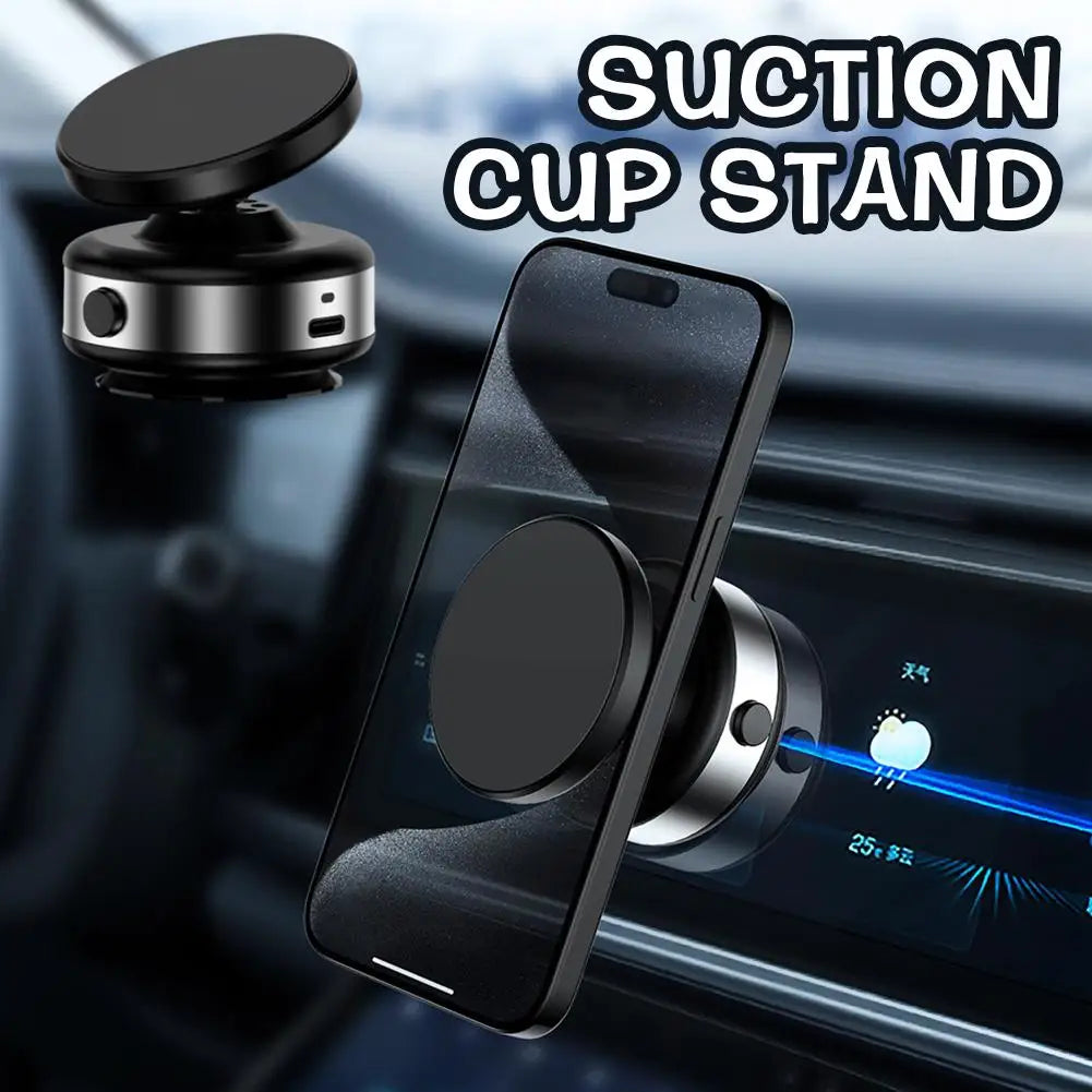 Strong Vacuum Suction Magnetic Car Phone Holder