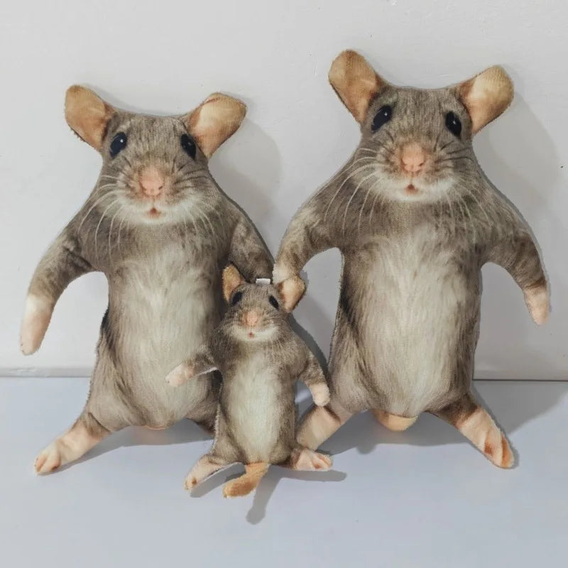 Cheese-dream Plush Mouse Cubicle Buddy Toy - Image 5