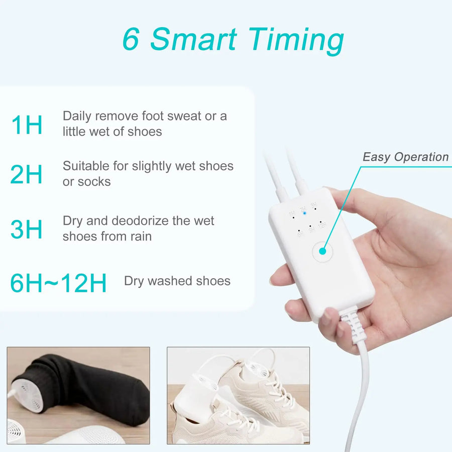 Modern Quick Clean Deodorizing Shoe Dryer - Image 2