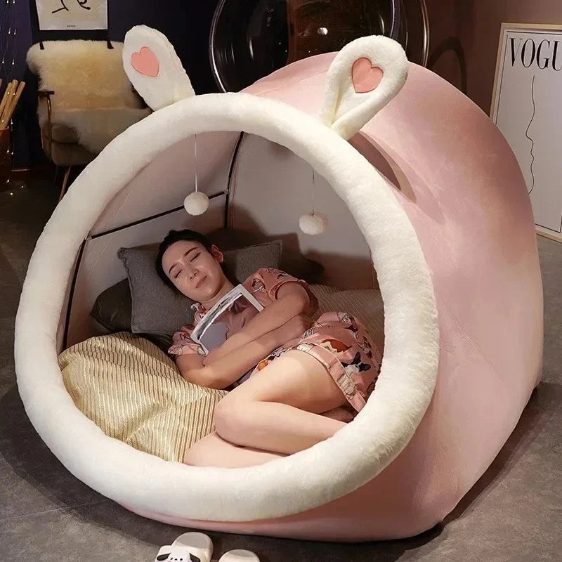 lazy tent kaufen Rabbit Nest Comfy Plush Lazy House Tent · Mavigadget