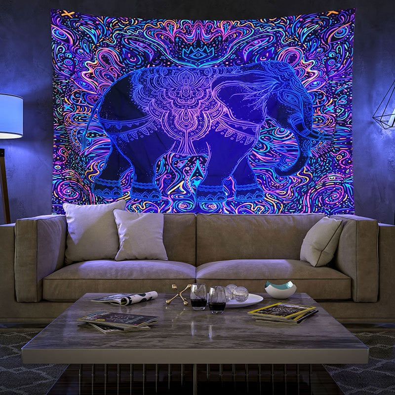 Colorful Glowing Luminous Tapestry - Image 18
