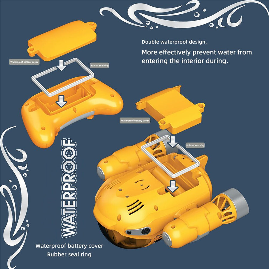 Powerboat RC Spray Submarine - Image 3